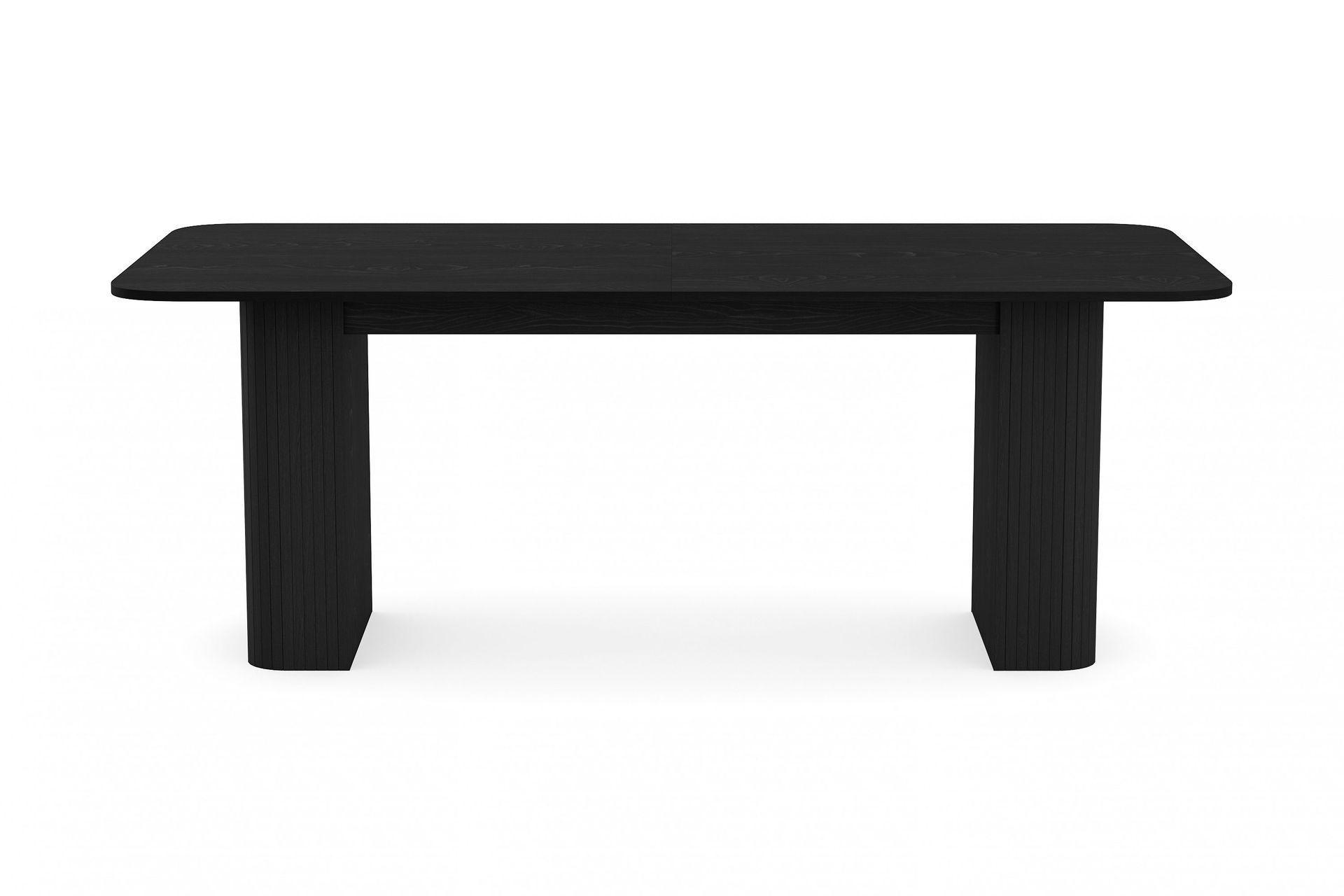 Kopparbo Matbord 200-260 cm Förlängningsbart – Svartlaserad ek