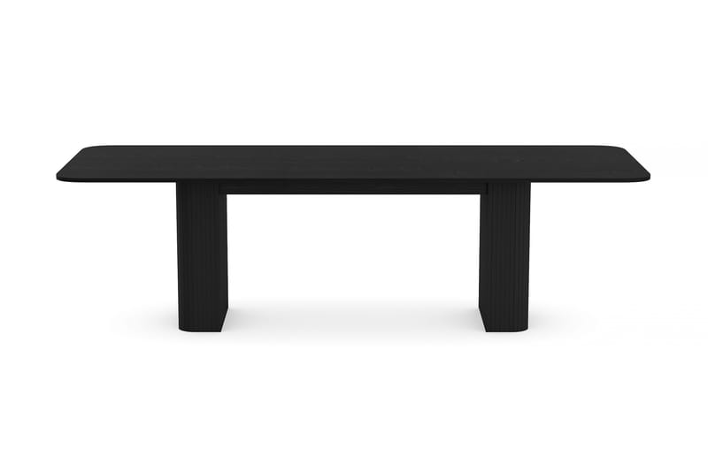 Kopparbo Matbord 200-260 cm Förlängningsbart - Svart trä - Möbler - Matplats - Matbord & köksbord