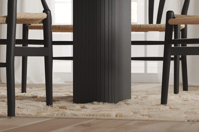 Kopparbo Matbord 200-260 cm Förlängningsbart - Svart trä - Möbler - Matplats - Matbord & köksbord