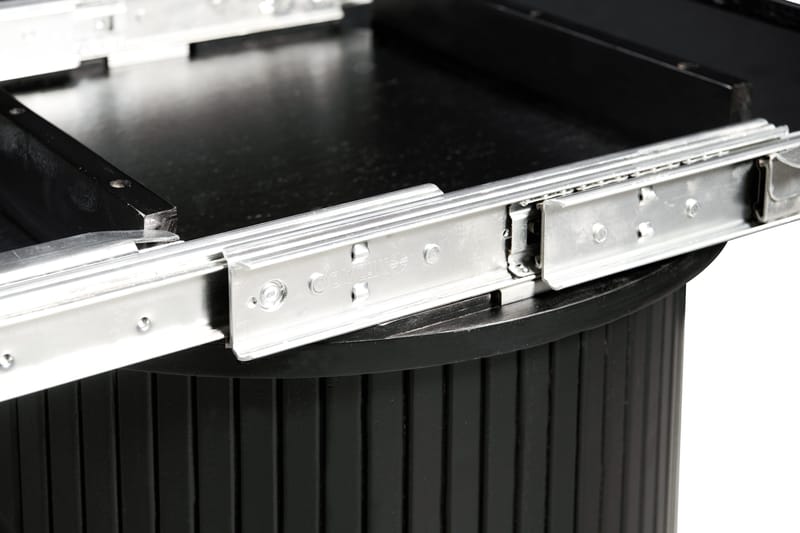 Kopparbo Matbord Runt 106-156 cm Förlängningsbart - Svart trä - Möbler - Matplats - Matbord & köksbord