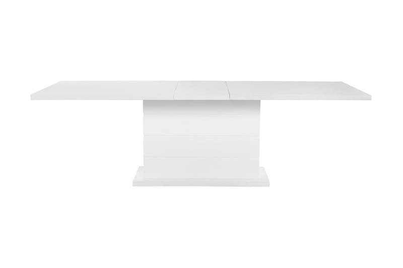 Ratliff Förlängningsbar Matgrupp 180 cm med 6 Cibus Stol - Vit/Grå/Krom - Möbler - Matplats - Matgrupp & matbord med stolar