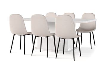 Beige - Vit