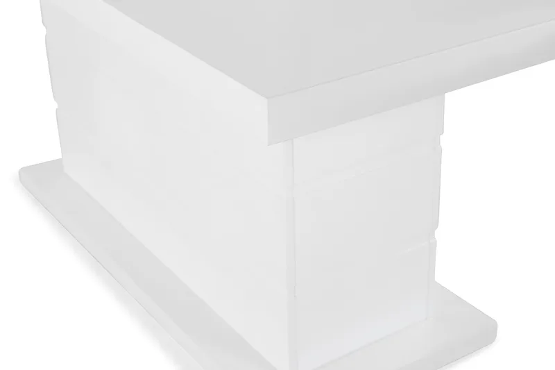 Ratliff Matbord 180 cm Förlängningsbart med illäggsskiva - Vit - Möbler - Matplats - Matbord & köksbord