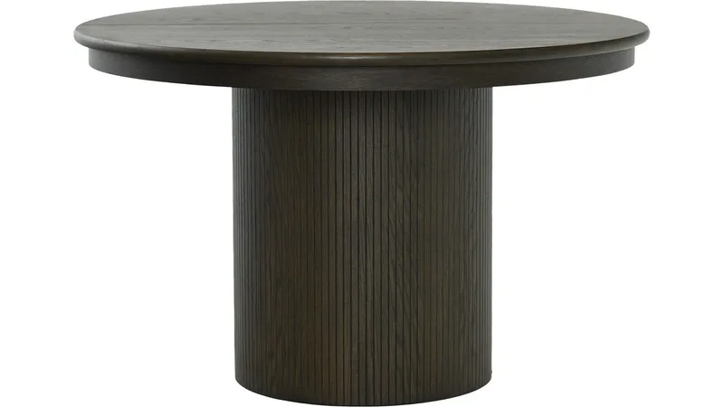 Råvika Matbord Förlängningsbar Rund 120-220 cm, Brun
