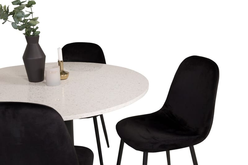 Razzia Matbord 106 cm med 4 Polar Köksstol - Möbler - Matplats - Matgrupp & matbord med stolar