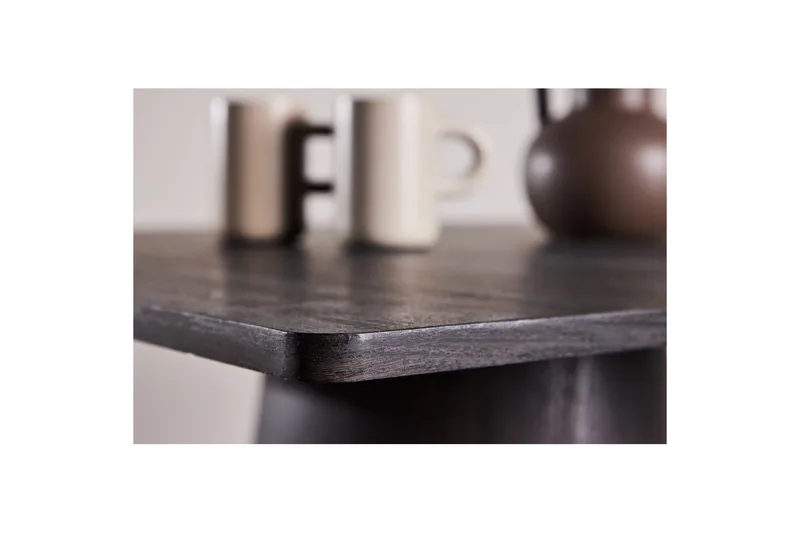 Rektangulärt matbord Lanzi - Svart - Möbler - Matplats - Matbord & köksbord