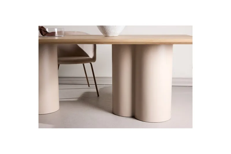 Rektangulärt matbord Olivia - Beige, 210x100x75 - Möbler - Matplats - Matbord & köksbord