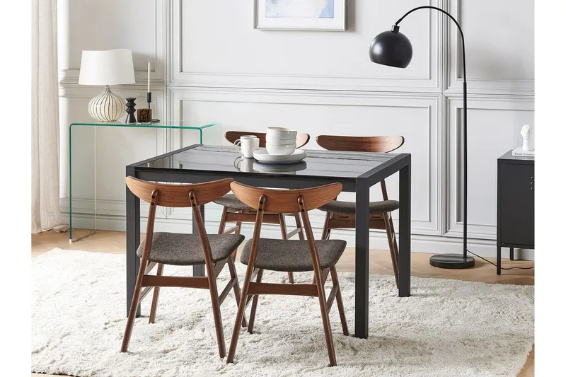 Renton Matbord Förlängningsbart 120-160x80 cm - Svart - Möbler - Matplats - Matbord & köksbord