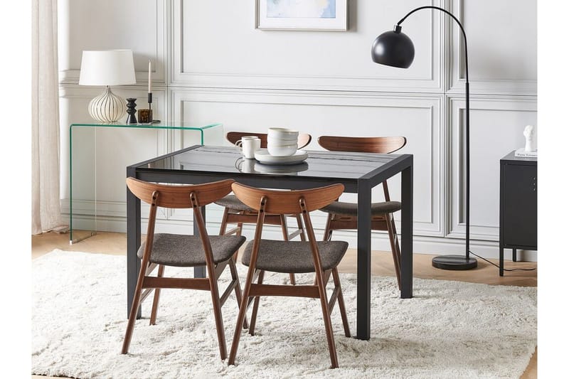 Renton Matbord Förlängningsbart 120-160x80 cm - Svart - Möbler - Matplats - Matbord & köksbord