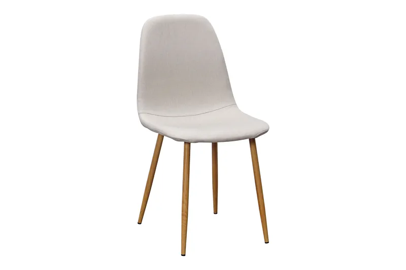 Richeto Matbord 180 cm ek +  6 st Nibe stol beige med ek ben - Natur/Beige - Möbler - Matplats - Matgrupp & matbord med stolar