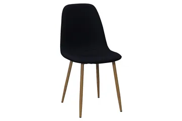 Richeto Matbord 210 cm ek +  8 st Nibe stol svart med ek ben - Ek - Möbler - Matplats - Matgrupp & matbord med stolar