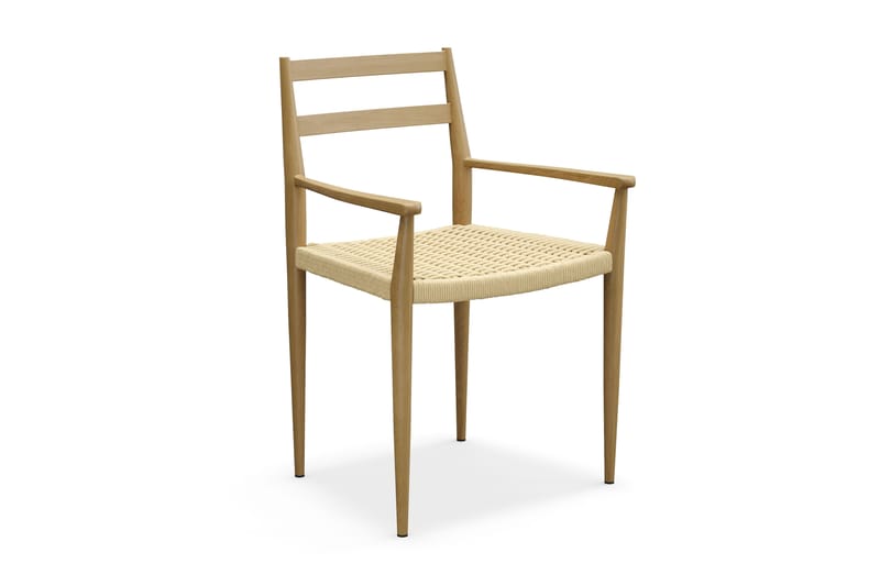 Richeto Matbord 210 cm med 6 st Jamna Karmstolar - Brun - Möbler - Matplats - Matgrupp & matbord med stolar