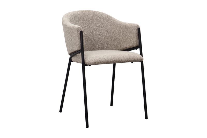 Richeto Matbord 240 cm med 6 Filip Matstolar - Rökt ek / Taupe Bouclé - Möbler - Matplats - Matgrupp & matbord med stolar