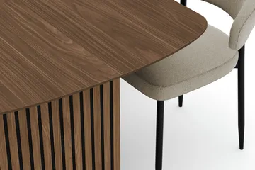 Richeto Matbord 240 cm med 6 Sawako Stolar - Rökt ek - Möbler - Matplats - Matgrupp & matbord med stolar