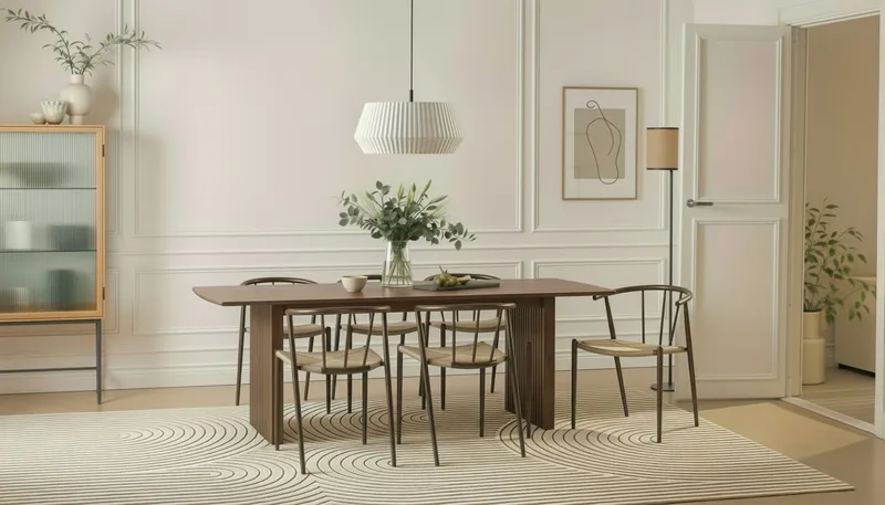 Richeto Matbord 240 cm med 6 Winston Matstolar - Rökt ek - Möbler - Matplats - Matgrupp & matbord med stolar