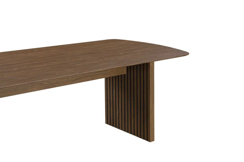 Richeto Matbord Rökt Ek 210 cm - Brun / Ribbad - Möbler - Matplats - Matbord & köksbord