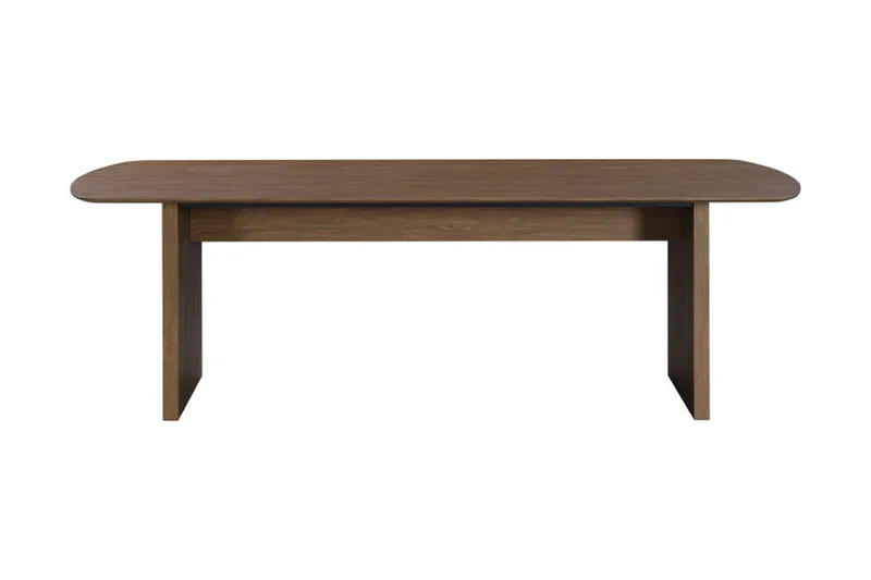 Richeto Matbord Rökt Ek 210 cm - Brun / Ribbad - Möbler - Matplats - Matbord & köksbord