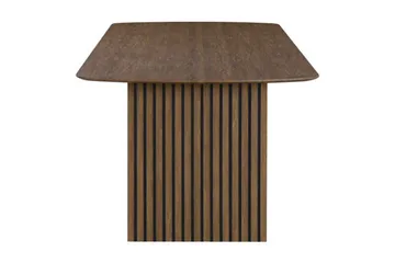 Richeto Matbord Rökt Ek 210 cm - Brun/Ribbad - Möbler - Matplats - Matbord & köksbord