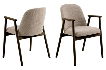 Richeto Matbord Rökt Ek 240 cm med 6 Reciclar Matstolar - Rökt ek - Möbler - Matplats - Matgrupp & matbord med stolar