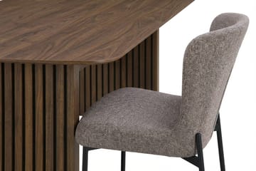 Richeto Matgrupp Rökt Ek 210 cm med 6 Elsie Matstolar - Rökt ek - Möbler - Matplats - Matgrupp & matbord med stolar