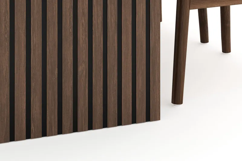 Richeto Matgrupp Rökt Ek 240 cm med 6 Dastoori Matstolar - Rökt ek - Möbler - Matplats - Matgrupp & matbord med stolar