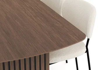 Richeto Matgrupp Rökt Ek 240 cm med 6 Gemmiano Matstolar - Rökt ek - Möbler - Matplats - Matgrupp & matbord med stolar