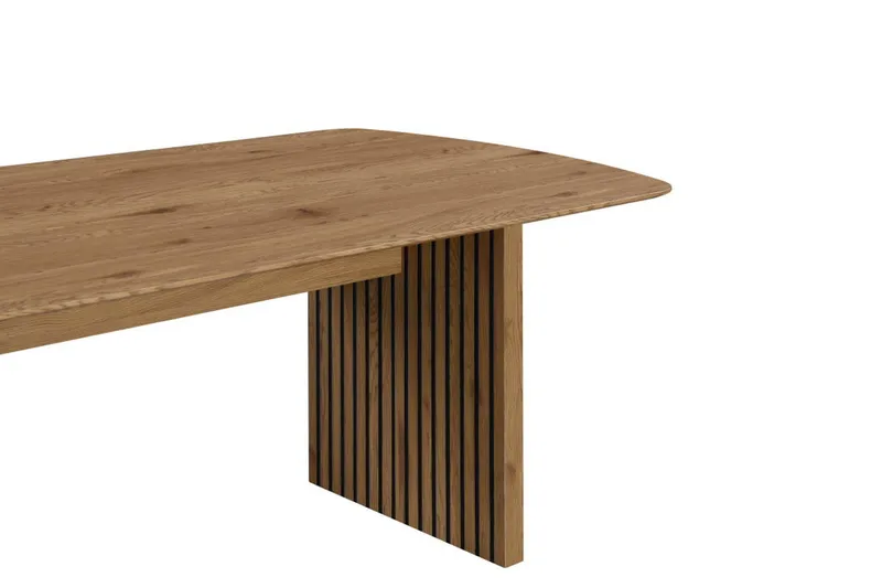 Richeto Ribbat Matbord 210x100 cm med Trä- och Ekutseende - Natur - Möbler - Bord