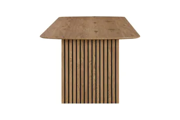Richeto Ribbat Matbord 210x100 cm med Trä- och Ekutseende - Natur - Möbler - Bord