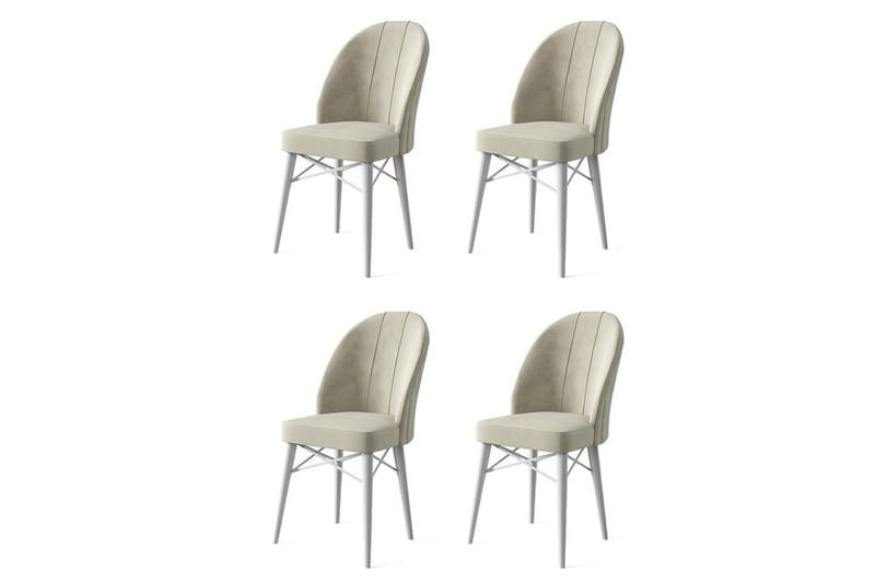 Ritim Matstol - Cremevit/Vit - Möbler - Matplats - Matstol & köksstol