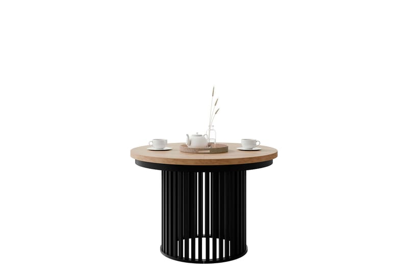 Rivale Matbord 100 cm Rund - Brun/Svart - Möbler - Matplats - Matbord & köksbord