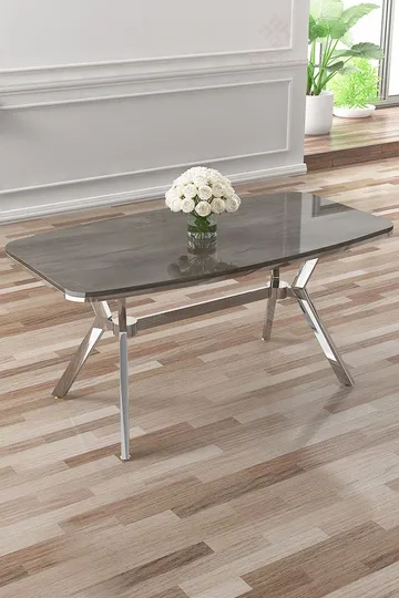 Rolin Matbord 160 cm - Antracit/Krom - Möbler - Matplats - Matbord & köksbord