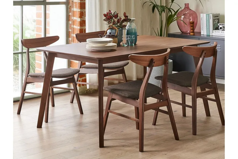 Rosetown Matbord 90x150 cm - Mörkbrun - Möbler - Matplats - Matbord & köksbord