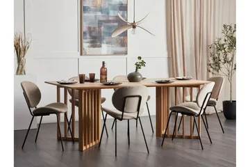 Rouyn Matbord 100x200 cm - Ljusbrun - Möbler - Matplats - Matbord & köksbord