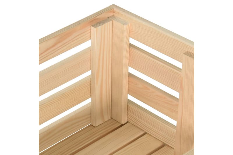 Grönsaksvagn 57x30x80 cm massiv furu - Brun - Möbler - Matplats - Rullbord & köksvagn