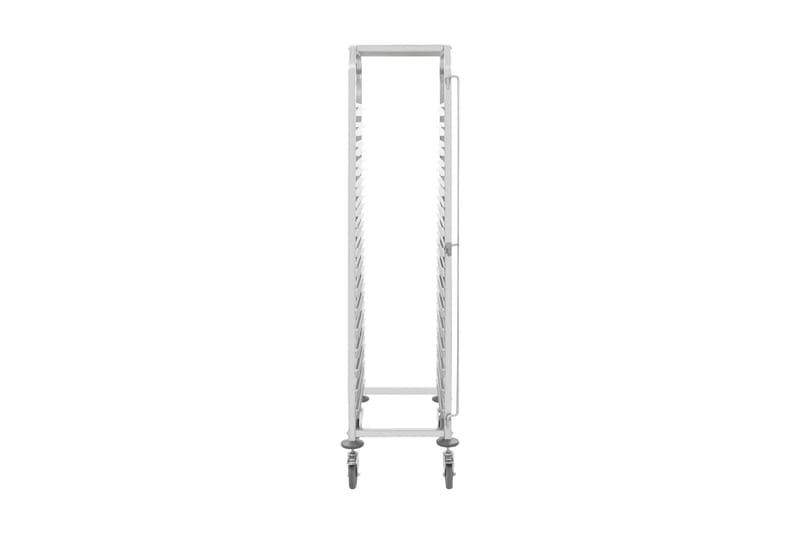 Köksvagn för 16 brickor 38x55x163 cm rostfritt stål - Silver - Möbler - Matplats - Rullbord & köksvagn