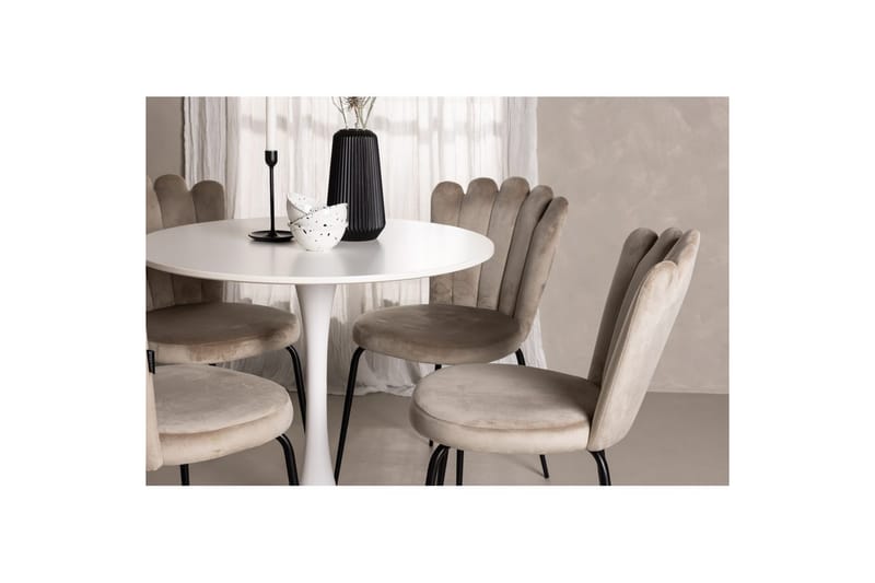Rund Matgrupp Hamden, Limhamn Light - Möbler - Matplats - Matgrupp & matbord med stolar