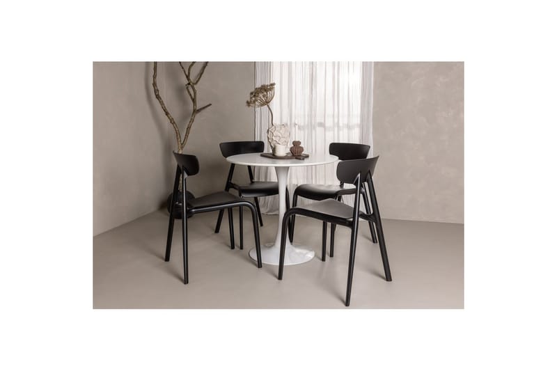 Rund Matgrupp Hamden, Ursholmen - Svart - Möbler - Matplats - Matgrupp & matbord med stolar