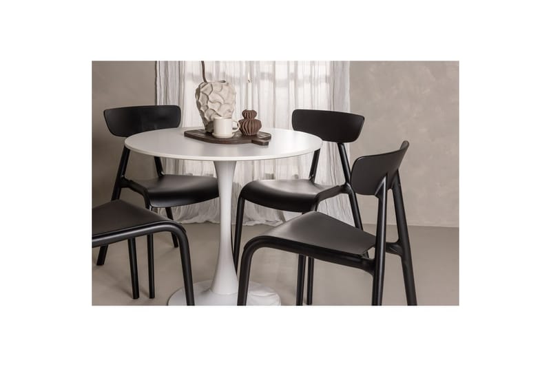 Rund Matgrupp Hamden, Ursholmen - Svart - Möbler - Matplats - Matgrupp & matbord med stolar