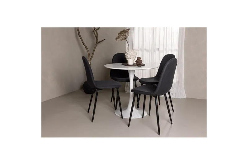 Rund Matgrupp Hamden, Polar - Polyester - Möbler - Matplats - Matgrupp & matbord med stolar