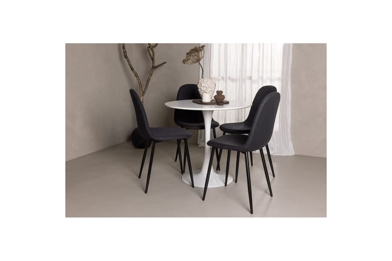 Rund Matgrupp Hamden, Polar - Polyester - Möbler - Matplats - Matgrupp & matbord med stolar