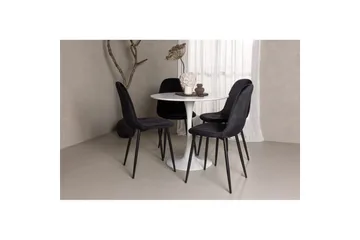 Rund Matgrupp Hamden, Polar - Sammet - Möbler - Matplats - Matgrupp & matbord med stolar