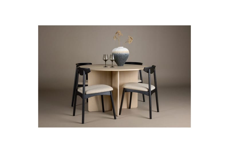 Rund Matgrupp Ven, Tyresö - Beige - Möbler - Matplats - Matgrupp & matbord med stolar