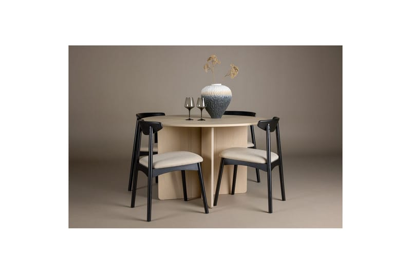 Rund Matgrupp Ven, Tyresö - Beige - Möbler - Matplats - Matgrupp & matbord med stolar