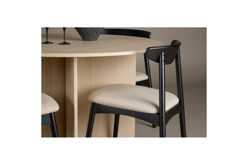 Rund Matgrupp Ven, Tyresö - Beige - Möbler - Matplats - Matgrupp & matbord med stolar