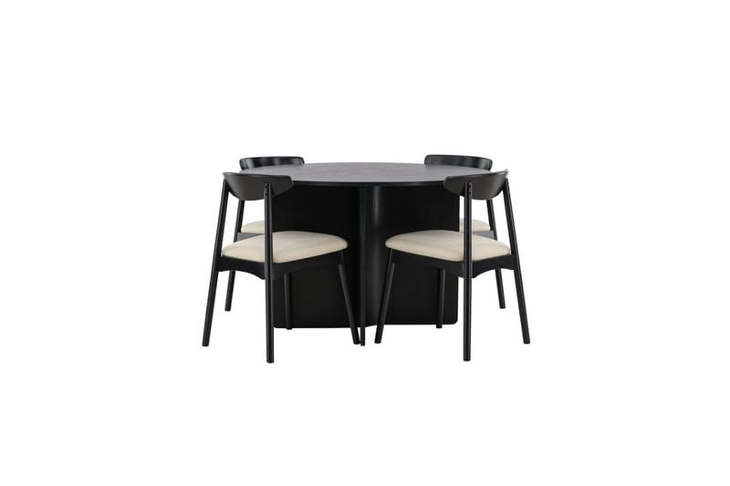 Rund Matgrupp Ven, Tyresö, Svart