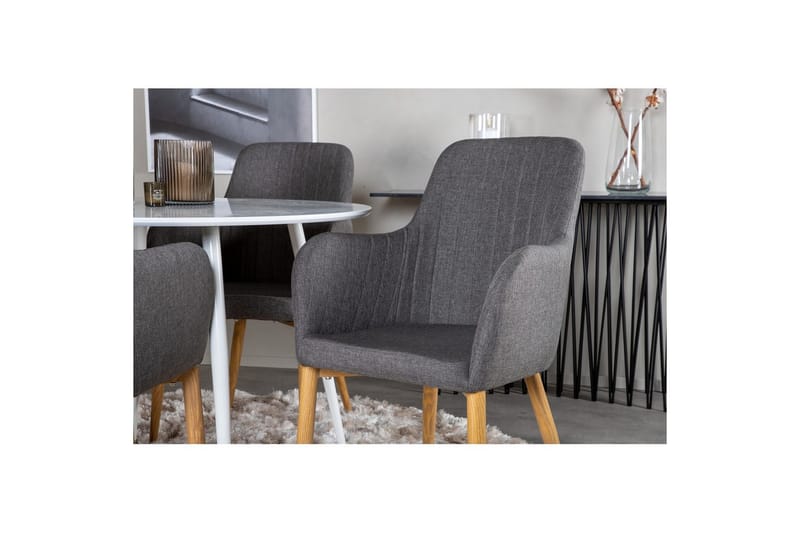 Rund Matgrupp Plaza, Comfort - Möbler - Matplats - Matgrupp & matbord med stolar