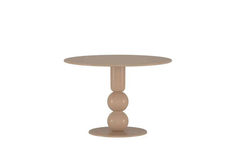 Runt matbord Boule 110 cm - Beige - Möbler - Matplats - Matbord & köksbord