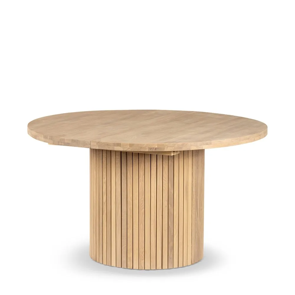 runt matbord dresden 135 cm - natur