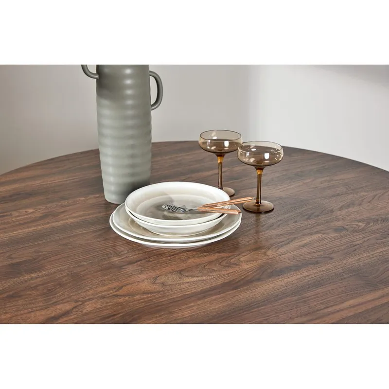 Runt matbord Durango - Valnöt - Möbler - Matplats - Matbord & köksbord