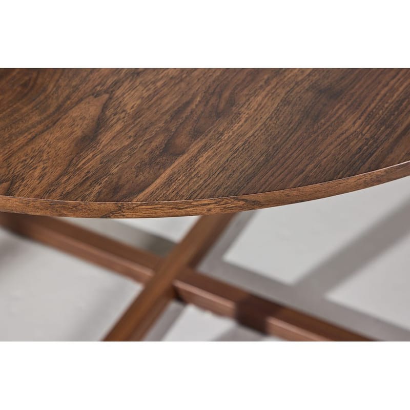 Runt matbord Durango - Valnöt - Möbler - Matplats - Matbord & köksbord